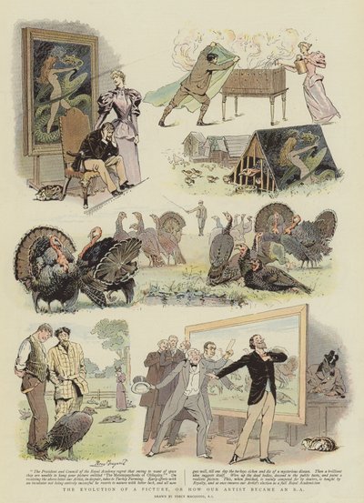 The Evolution of a Picture, or How Our Artist Became an RA by Percy Macquoid